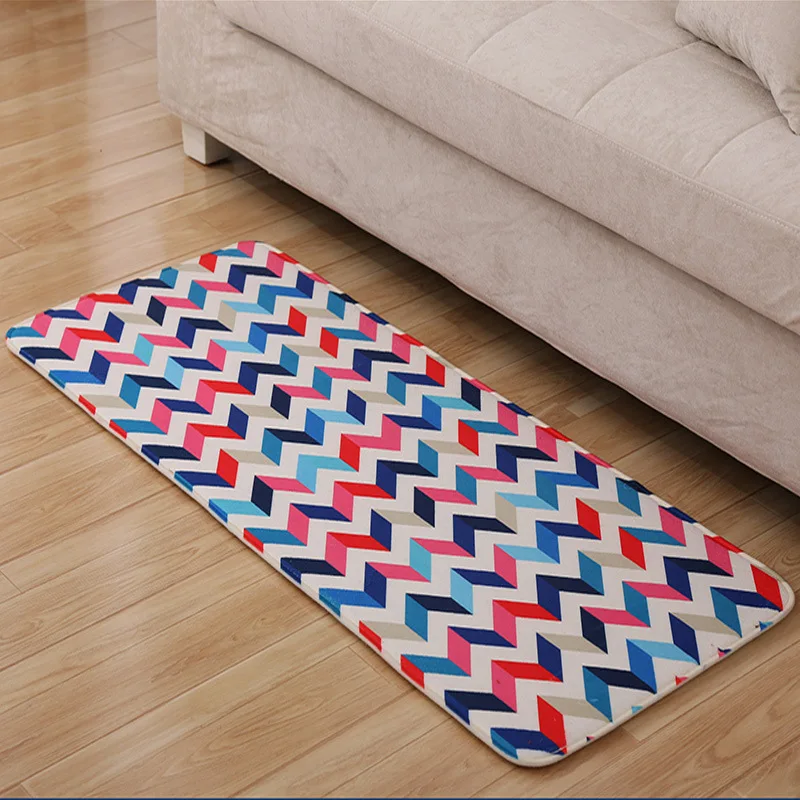 Retro Arts Zig Zag Chevron Carpet Rugs Living Room Bathroom Parlor