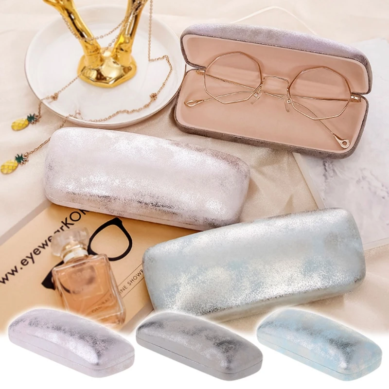 

Fashion New 1 Pc Women Men Glasses Box Matte Fresh Style Spetacles Protector Eyeglasses Portable Luminous High Quality