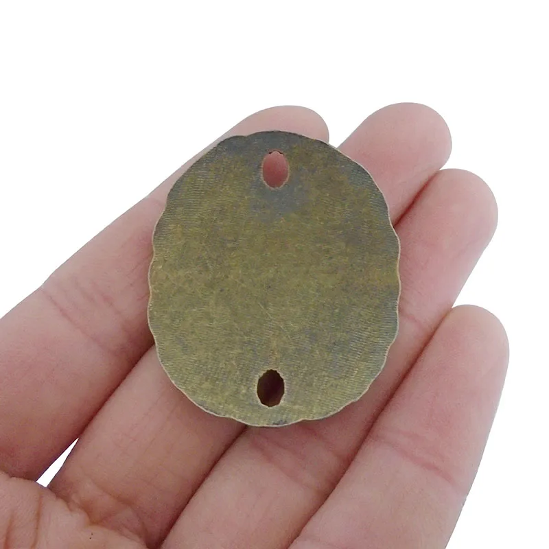 ZXZ-10pcs-Green-Verdigris-Patina-Alloy-Oval-Disc-Connectors-Charms-Pendants-for-Bracelet-Jewelry-Making-Findings