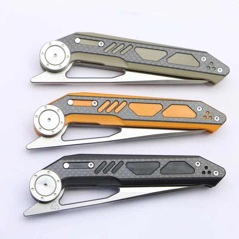 NOC DG-04 portable folding knife 440C blade G10+ carbon fiber handle camping hunting outdoor survival kitchen knife EDC tool