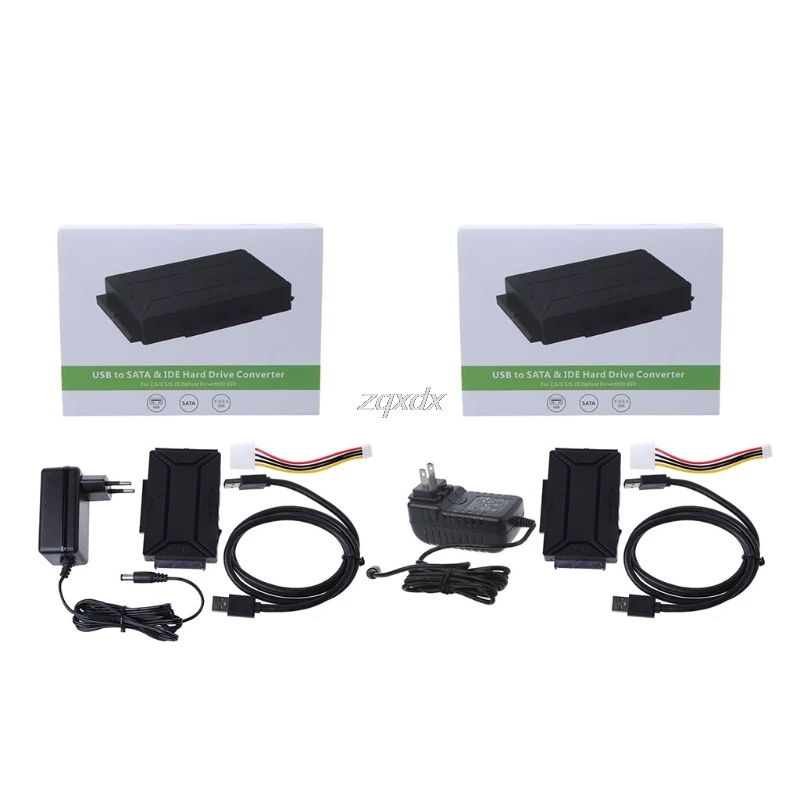 

USB 3.0 to SATA IDE ATA Data Adapter 3 in 1 for PC Laptop 2.5" 3.5" HDD Hard Disk Driver With Power Z09 Drop ship