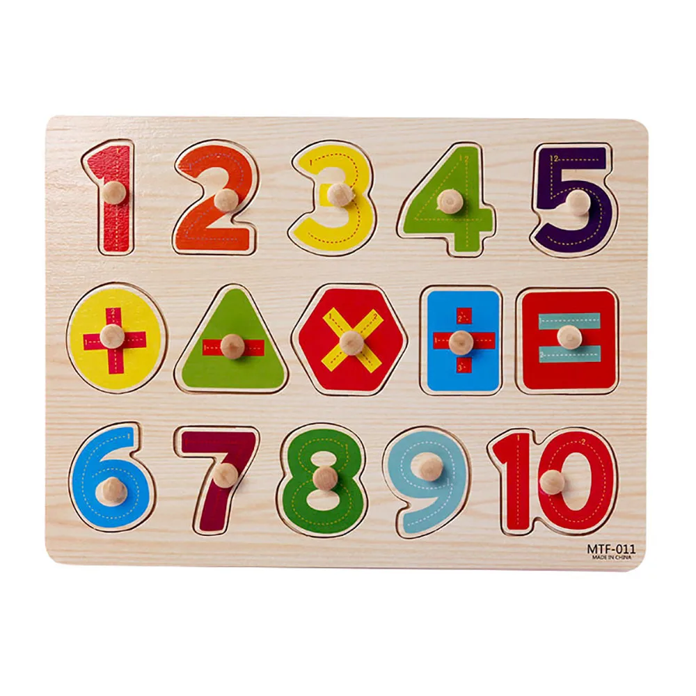 

Huang Neeky #503 2019 FASHION Wooden Number Puzzle Lette Puzzle Jigsaw Early Learning Baby Kids Educational Toys Free Shipping