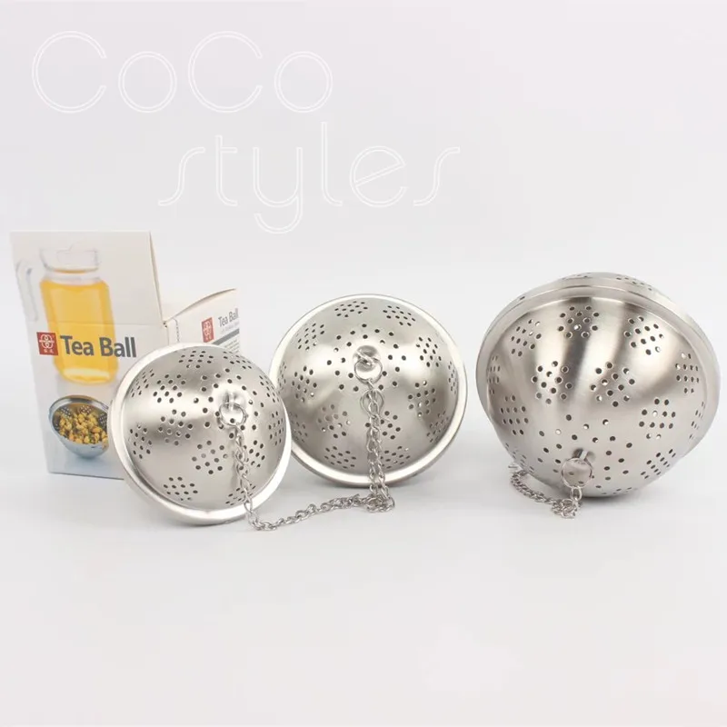 round Stainless steel silverteaball- 6usd  (4)
