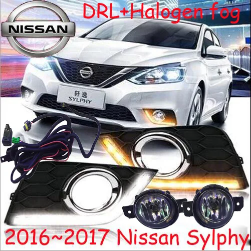 Car styling Sylphy daytime light 2006 2011 2016 2017 chrome car detector LED Free ship 2pcs