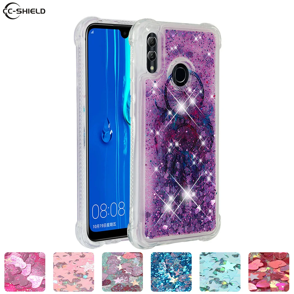 Чехол для Huawei P Smart 2019 POT-LX1 POT-LX2J зыбучий песок ТПУ силиконовый чехол PSmart POT LX1 LX2J