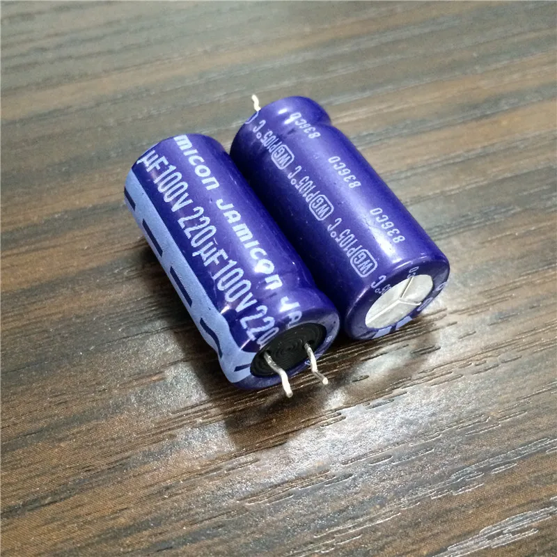 50 шт. 220 мкФ 100 в JAMICON серии WG 12 5x26 мм низкий ESR долгий срок службы 100V220uF алюминиевый