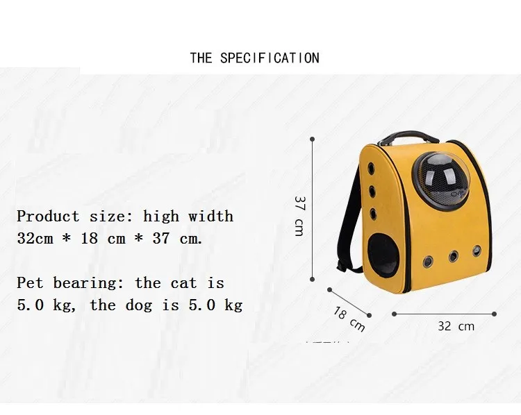 Модная переноска для домашних животных, переноска в форме капсулы, дышащий рюкзак для домашних животных, сумки для собак, переносная переноска для кошек, чехол