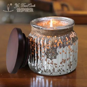 

Large Hollow Glass Wax Oil Aromatherapy Candle Gift Scented Birthday Weddings Candles Love Flameless Candles Birthday Decoration