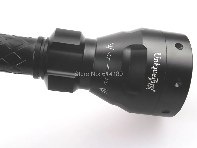 UniqueFire UF-1405 CREE XM-L2 1200lm 5-режим масштабирования светодиодный фонарик(2x18650/2x26650