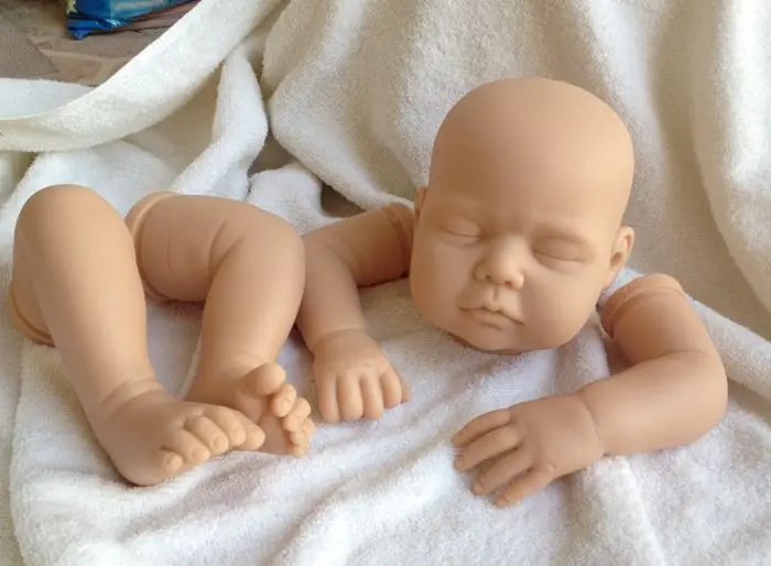 Reborn Doll Kits Soft Vinyl Reborn Baby Dolls Accessories for DIY
