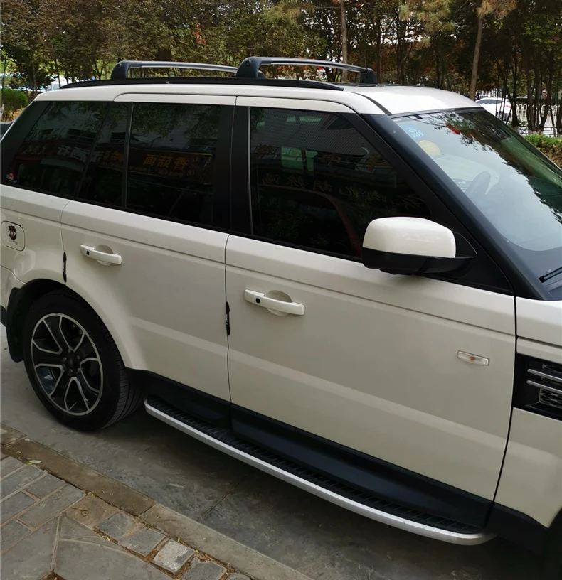 Алюминиевый сплав Багажник На Крышу для Land Rover Range Rover Sport 2009-2013 балка рельсов поддержки для багажа Топ поперечный бар рейку коробки