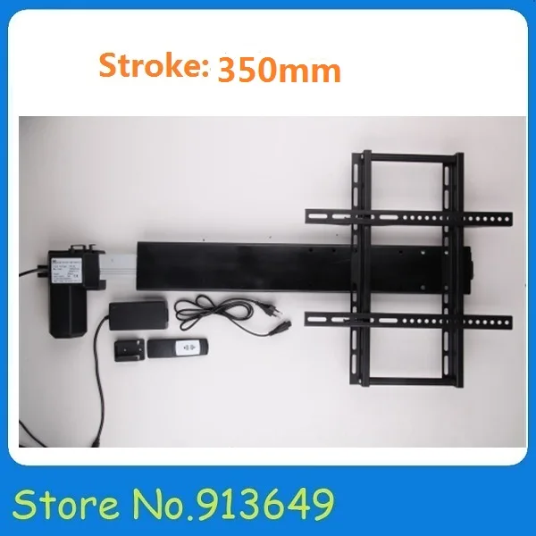 

Motorized Tv Lift Linear Actuator with Remote Control-Stroke 350mm /26"-1000N/100KGS -25mm/s -1set