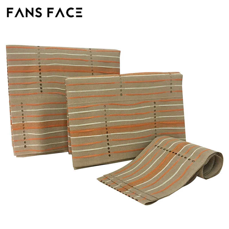 

FANS FACE African Gele Latest Aso Oke Gele Head Tie For Wedding Nigeria Traditional Headwear Beautiful Elegant Stripe Designs