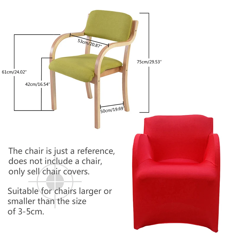 Чехлы из спандекса для кресел растягивающиеся нарукавные чехлы для стульев для свадьбы праздничные чехлы на стулья эластичные Чехлы для кресел