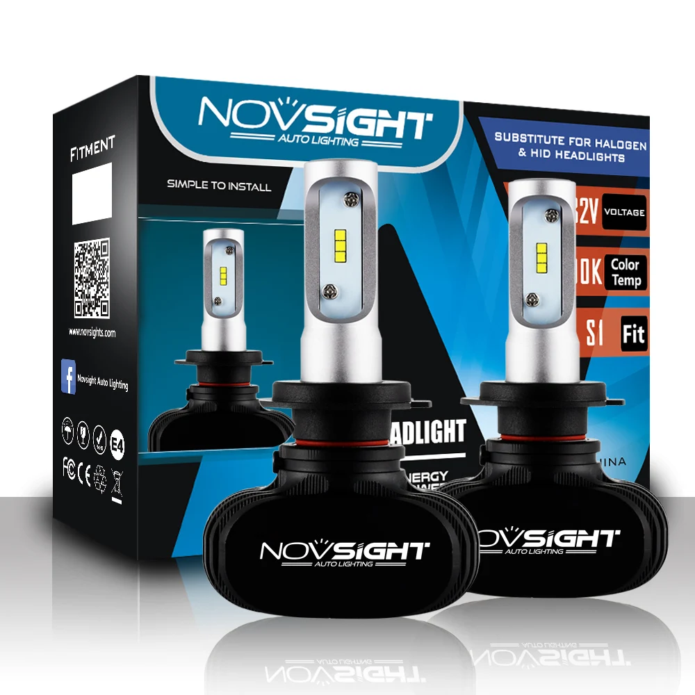 

Novsight LED H11 H7 H4 H1 8000LM 50W 6500K Car Headlight H3 9005 9006 880 881 Auto Fog Light Bulb