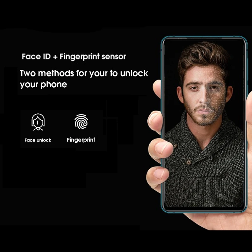 Elephone U2 4G LTE Смартфон Android 9,0 MT6771T 6,26 дюймов FHD+ экран 16 МП всплывающая камера для распознавания лица мобильный телефон