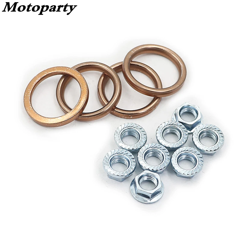 4 Exhaust Manifold Gasket Repair Set For Honda VF500C V30 Magna VF500F Interceptor 500 49 State California | Автомобили и