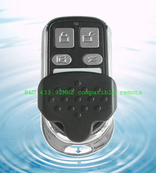 

new arrival BND remote , B&D 433.92 mhz replacement remote control ,BND garage door remote control