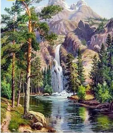 

21175 Waterfall - Paint by Numbers Kits for Adults DIY