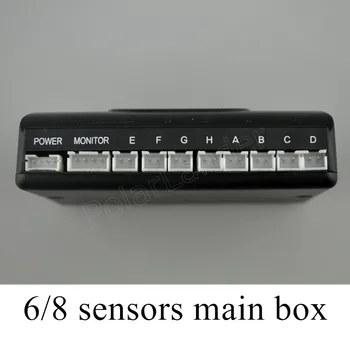 

car accessory 12V car Parking Sensor Kit 6/8 sensors main box for Parking Assistance Reverse Backup Radar System