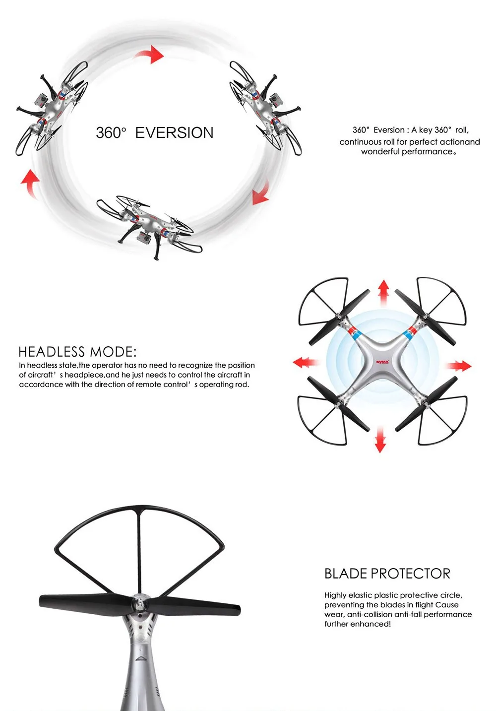 SYMA X8G Модернизированный Квадрокоптер SYMA X8 X8C Дроны с камерой HD 5MP Безголовый режим RC вертолет Квадрокоптер Дрон с камерой