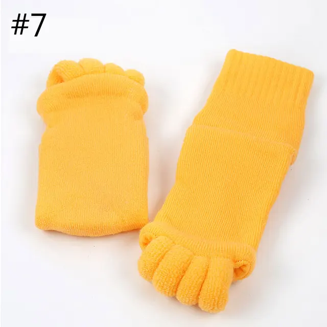 1Pair Five Toes Separators Foot Sock Hallux Valgus Corrector Bunion
