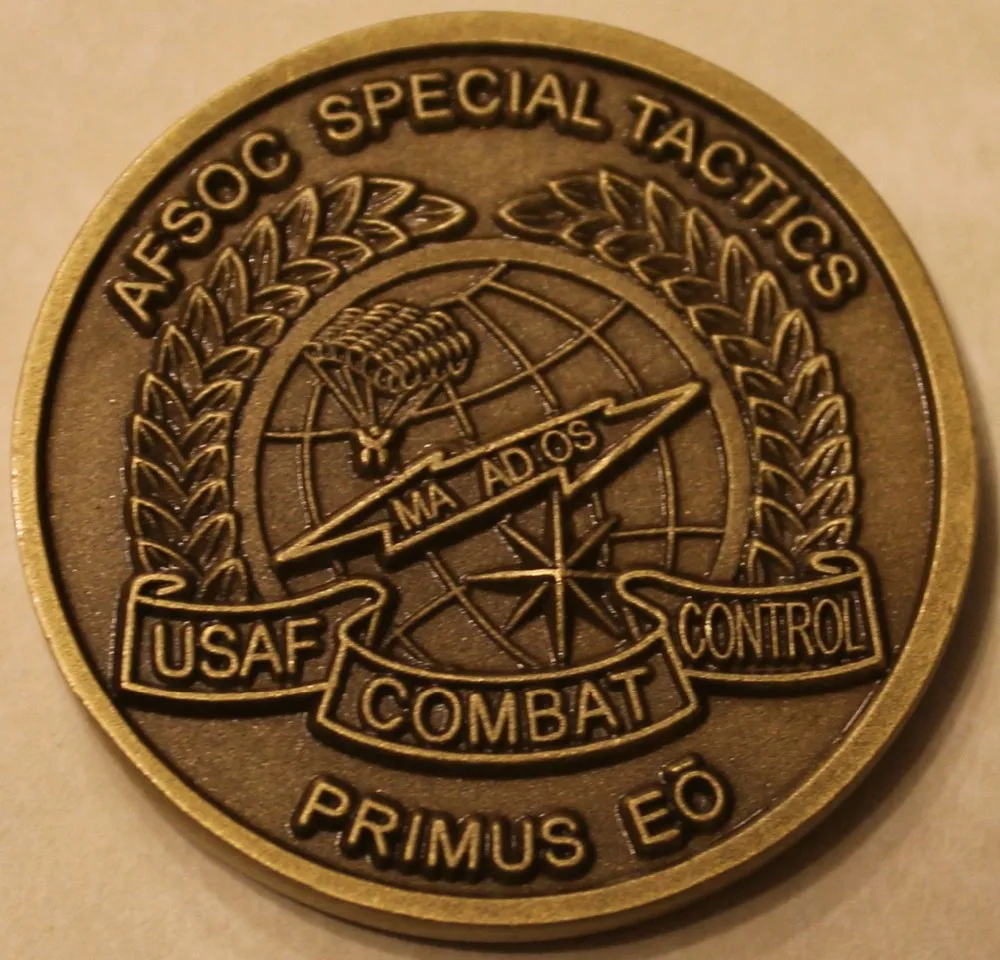 Special Tactics Combat Control Team Coin  Pararescue Air Force Challenge Coin  (2)