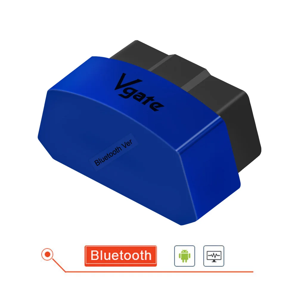 Vgate iCar3 ELM 327 V2.1 OBD2 WI-FI Bluetooth сканер Икар 3 ELM327 для Android/IOS OBD 2 OBD2 автомобиля диагностики авто диагностический инструмент - Цвет: Blue Bluetooth 3.0