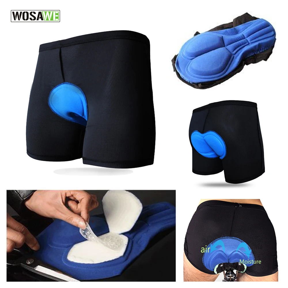 WOLFBIKE летние велосипедные шорты повторяющие контуры нижнего белья с подушкой из дышащего 3D геля