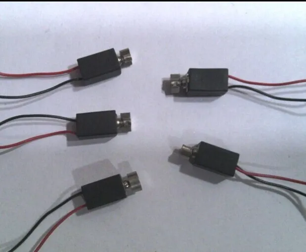 Free shipping 80pcs Mini pager Vibrating Vibrator Micro mobile Motor 4mm x 8mm Vibration Pager Motor diameter 4mm
