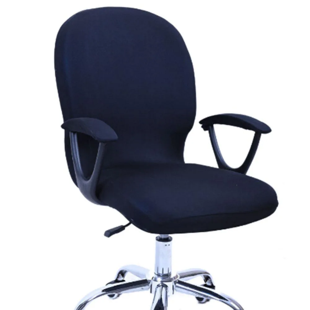 

Elasticity Office Computer Chair Cover Side Arm Chair Cover Couvre Chaise Stretch Rotating Lift Chair Cover Without Chair Arm