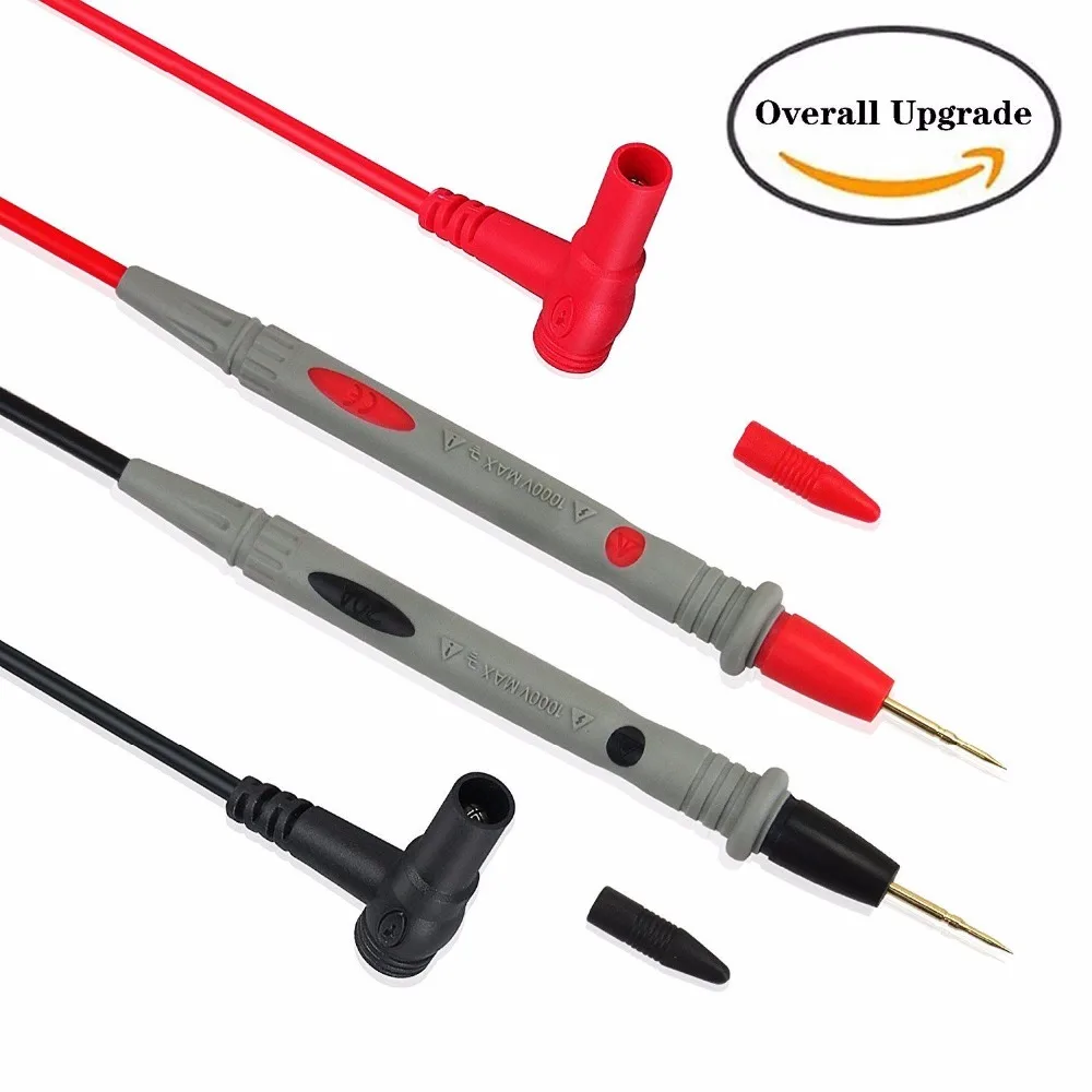 Multimeter Test Leads 1000V 20A Sharp Gold plated Test Probes Kit