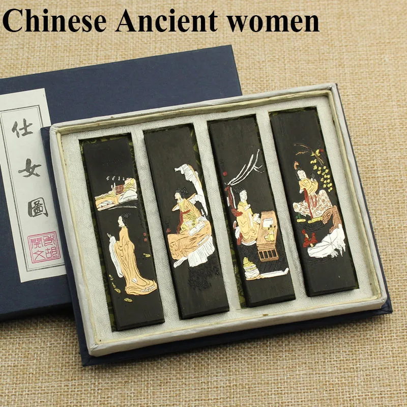 4pcs/lot Traditional Chinese Sumie Ink Stick Solid Ink Anhui