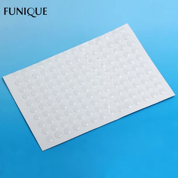 

FUNIQUE 10mm Resin Cabochons 280PCs Transparent Round Epoxy Cameo Domes Flatback Embelishments Scrapbooking Stickers Cabochon