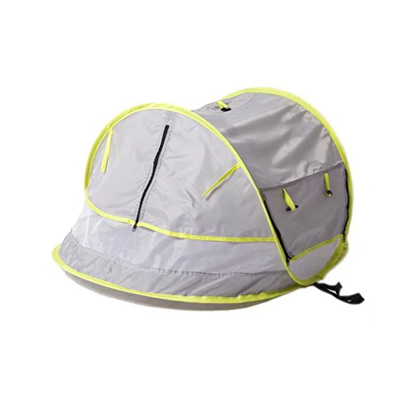 Детская кроватка для путешествий, портативная детская Пляжная палатка UPF 50 + солнцезащитный навес, детский туристический шатер всплывал