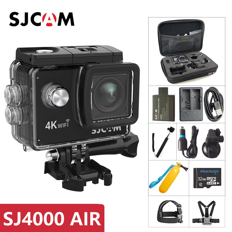 

Original SJCAM SJ4000 AIR 4K 30FPS Action Camera Full HD Allwinner 4K WIFI 2.0" Screen Mini Helmet Waterproof Sports DV Camera