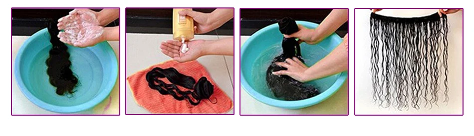 com fechamento tecer cabelo brasileiro 3 4
