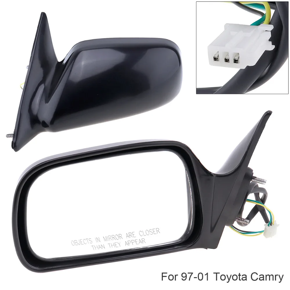 

Non-Folding Durable Car Vehicle Left Side Mirror Left Hand LH Rear View Mirror for 97-01 Toyota Camry CE LE XLE Sedan 4-Door