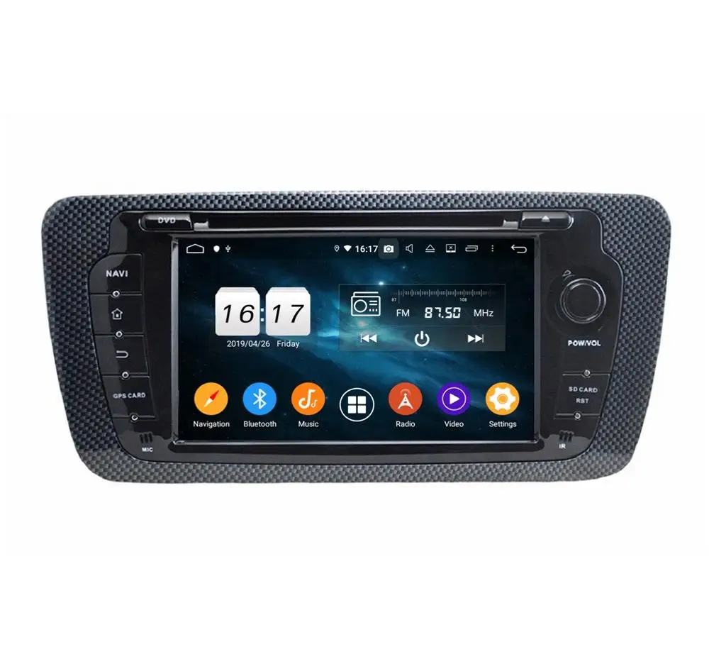Excellent 4GB RAM Octa Core 2 din 7" Android 9.0 Car Radio DVD Player for Seat Ibiza 2009-2014 GPS WIFI Bluetooth 4.2 USB DVR Mirror-link 1