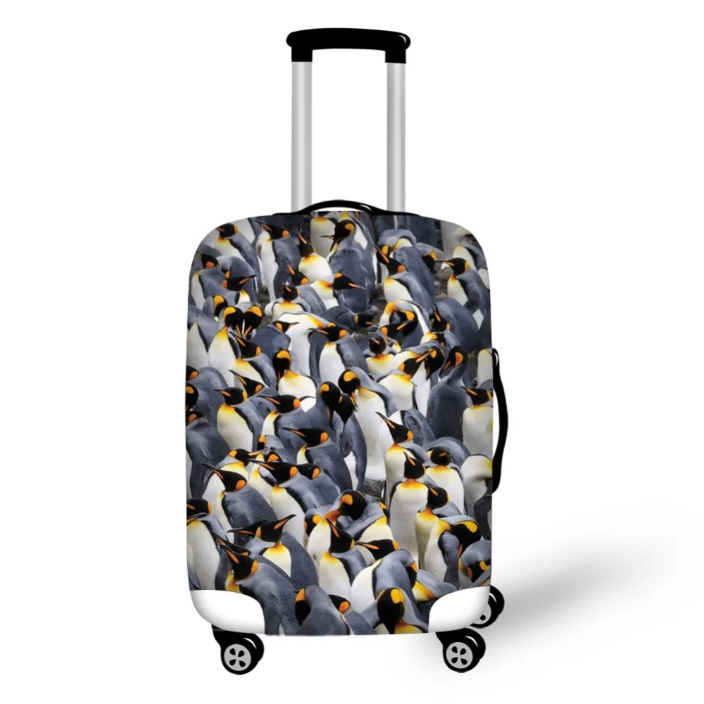 Animal Penguin travel accessories suitcase protective covers 18-30 inch elastic luggage dust cover case stretchable bag Animal Penguin travel accessories suitcase protective covers 18-30 inch elastic luggage dust cover case stretchable bag