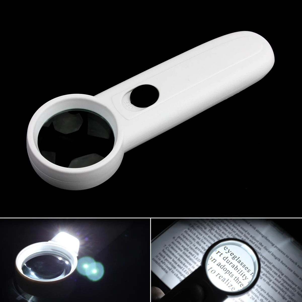 15X Multifunctional Magnifier Portable Magnifying Glass Handheld