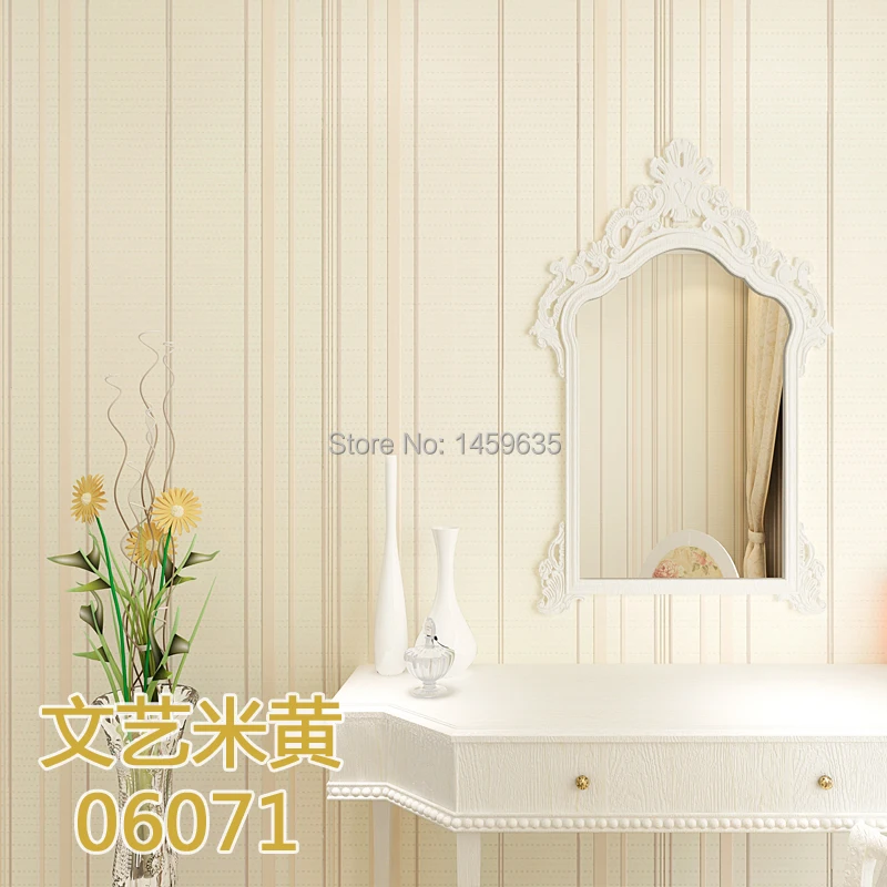 

Mediterranean-style non-woven wallpaper modern minimalist vertical stripes stereoscopic 3d foam bedroom living room wallpaper