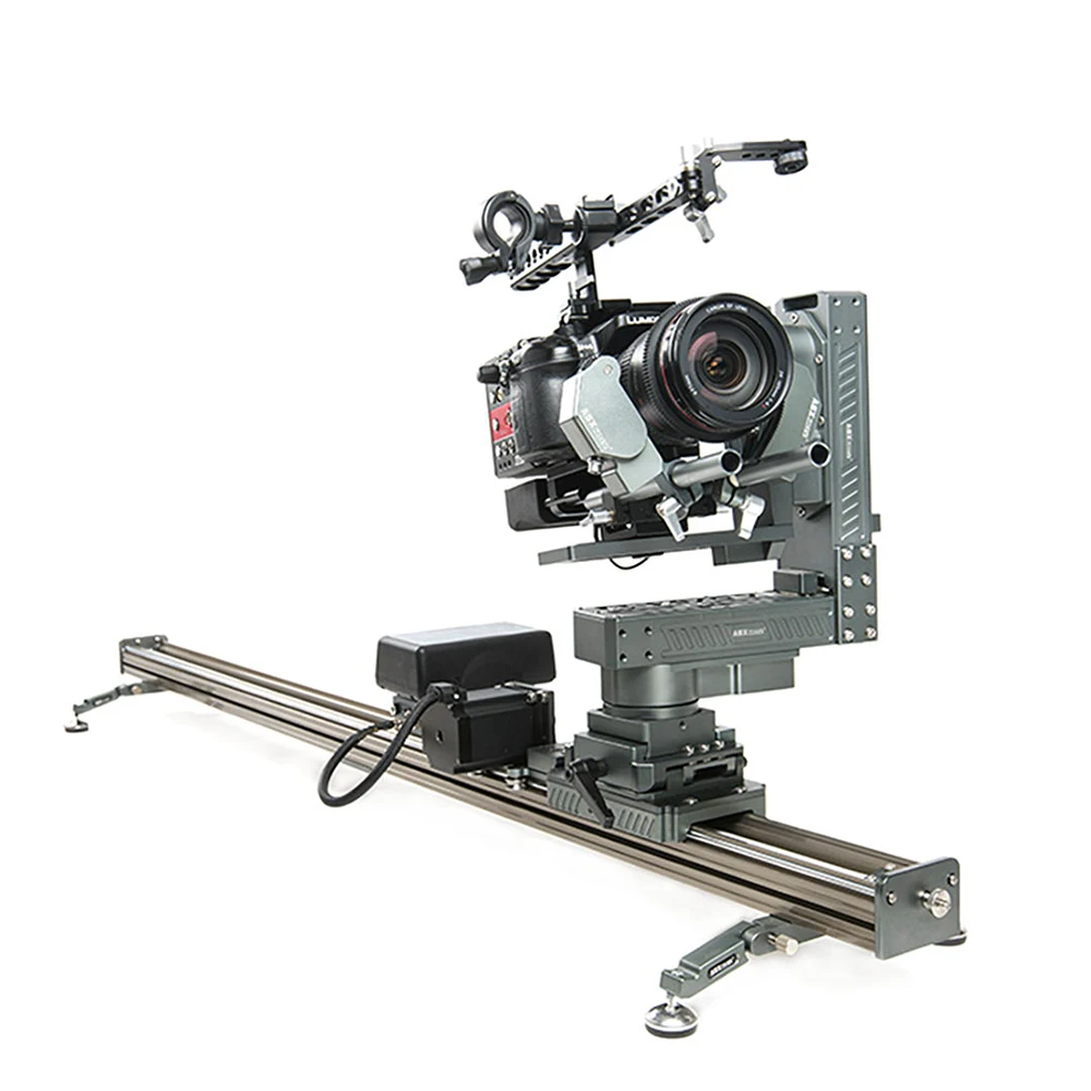 ASXMOV remote controlled motorized camera slider timelapse video slider with single focus and