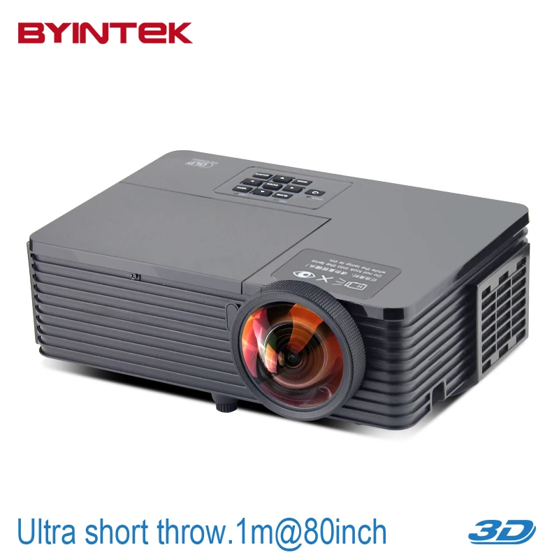 Home Theater LCD Full HD 1080p Short throw projection Daylight 5500ANSI USB HDMI multimedia 3D DLP Projector Proyector beamer