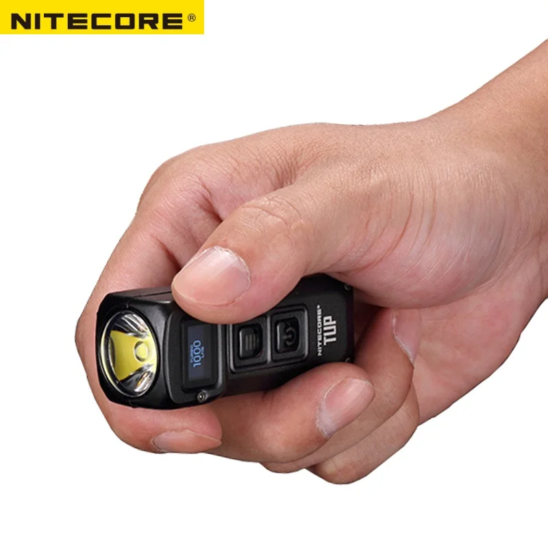 NITECORE TUP USB Перезаряжаемый мини фонарик CREE XP L HD V6 Интеллектуальный EDC фонарь с