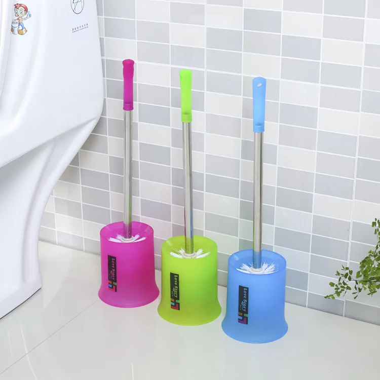 1 шт. 3 цвета утолщенный пластиковый пояс база туалет комплект чистящих щеток щетка санитарная JH 0763