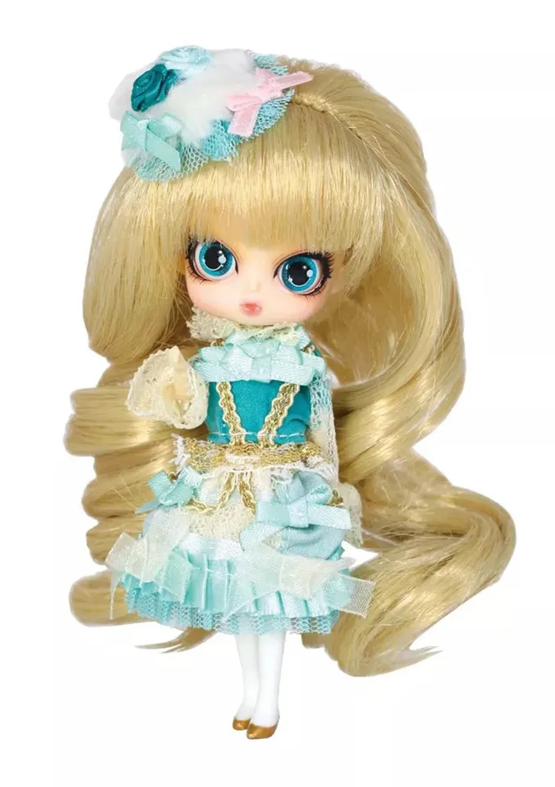 Маленькая маленькая принцесса PULLIP MINTY с коробкой и красивым платьем мини кукла