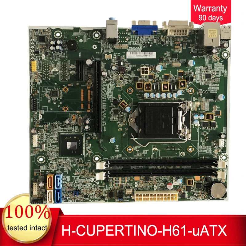 Материнская плата H61 для hp Pro 3500 поддерживает 22 нм H-CUPERTINO-H61-uATX 4,0