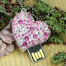 Ювелирное сердце мини USB флэш-накопитель 512 Гб 64 ГБ 32 ГБ флеш-накопитель 16 Гб 128 ГБ флешка гаджет Подарочная usb-память ключ 256 Гб 2,0