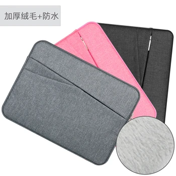 

2018 Multi Pockets Bag for MacBook Pro 11 12 13 14 15 Case for Xiaomi Air Waterproof Laptop Case for Lenovo Bag for MacBook Air